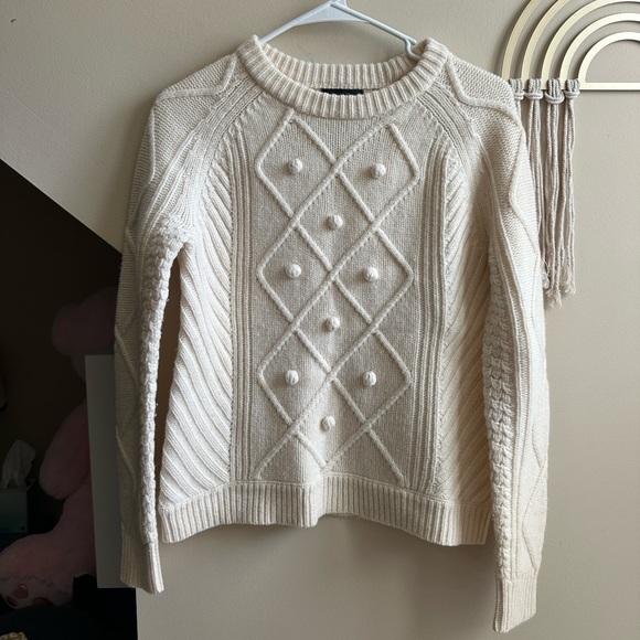J. Crew Sweaters - J. Crew Cream Textured Knit Sweater